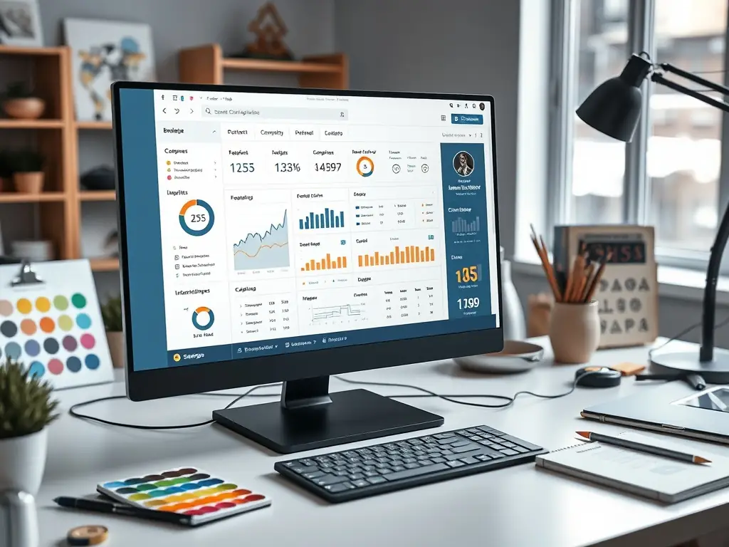 User-friendly dashboard displaying CRM integration features.